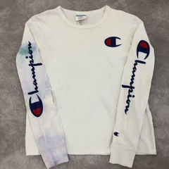 champion チャンピオン プリントロングTシャツ ロンT 長袖 ロゴ シンプル カットソー アメカジ 古着 USED ヴィンテージ VINTAGE