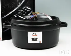 【新品未使用】ストウブ ピコ ココット ラウンド 24cm 黒 楽天市場】【終売】ストウブ ピコ・ココット ラウンド 24cm 黒
