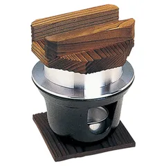 【特価セール】0.5合 日本製 三つ穴コンロセット 黒 釜飯 33224 アウトドア ミニ キャンプ ご飯釜 直火OK 砺波商店(Tonamishouten) 塗りなおし可能