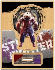 [중고]우드 스탠드 우드보드 10.GOUKI(호귀) 목제 피규어 [스트리트 파이터 6]