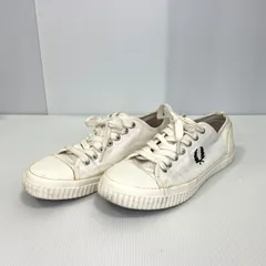 【中古品】FRED PERRY HUGHES LOW CANVAS フレッドペリー スニーカー  GM