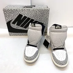 03w09877【箱付き/本体美品】 Nike Air Jordan 1 High OG White Cement/Safari ナイキ エアジョーダン1 ハイ OG ホワイトセメント/サファリ 28.5cm メンズ  スニーカー  DZ5485-052