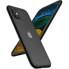 iphone13 ケース iphone12 カバー iPhone11 スマホケース 半透明 薄い 滑り止め 一体型 指紋防止 黒 ブラック おしゃれ 送料無料