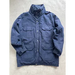 70's WOOLRICH mountain jacket ウールリッチ マウンテンジャケット 白タグ期 ネイビー USA製 XLのサムネイル