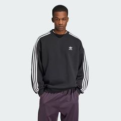 アディダスオリジナルス adidas Originals アディカラー オーバーサイズ クルーネック スウェット トップス カジュアルシャツ メンズ JMM62 IZ1829 MENS ADICOLOR OVERSIZED CREW NECK BLACK