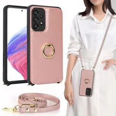 新品 Galaxy A53 5G ケース ショルダー リング付き ストラップケース スマホケース ショルダーケース ポシェット SC-53C docomo ケース SCG15 au 対応 サムスン ギャラクシー A53 カバー SC53C スマホケース 適用