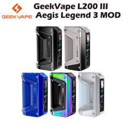 Geekvape L200 III (Aegis Legend 3) MOD 200W テクニカル モッド ギークベイプ イージス レジェンド 電子タバコ 電子たばこ ベイプ 本体 超爆煙 耐衝撃 ショックレジスタント