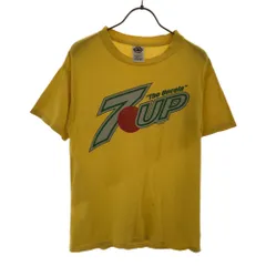 デルタ プリント 半袖 Tシャツ S イエロー DELTA メンズ