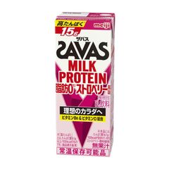 明治 ザバス MILK PROTEIN 脂肪0 ストロベリー風味 200ml 24本入