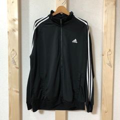 adidas アディダス トラックジャケット ジャージ スリーライン メンズ ブラック