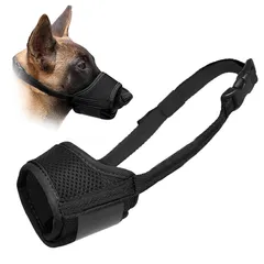 新品 happykau 口輪 犬 通気性犬用マズル マズル 調整可能な犬用口輪無駄吠え防止 拾い食い 家具破壊 防止 柔らかい犬の口を保護する口輪 小型中型大型犬用噛み付き防止吠え防止舐め用グッズ (XL)