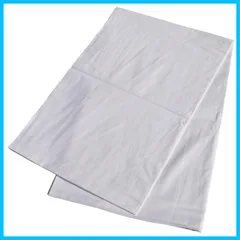 【在庫処分】ダブルサイズホワイト 180cm×290cm 綿100% フラットシーツ 三露産業株式会社