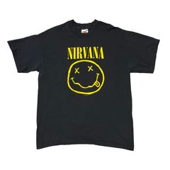 NIRVANA 半袖Tシャツ スマイルロゴ サイズM バンT THE GTS NIRVANA 半袖Tシャツ スマイルロゴ サイズM バンT THE GTS - メルカリ