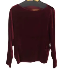 ローレンラルフローレン LAUREN RALPH LAUREN L/S ベロアトップス レディース import：L のサムネイル