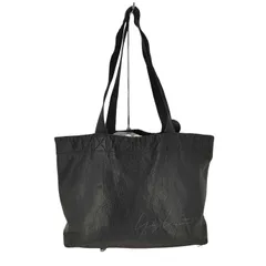 ⚫︎yohji yamamoto ヨウジヤマモト カウレザー ノベルティ トート ヨウジヤマモト ロゴ ノベルティ レザー リバーシブルトート