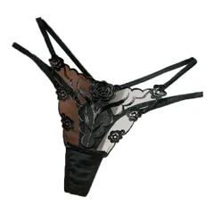 Karly Shop Tバック レディース ショーツ ひもパン ストリング レース セクシー 可愛い エロい 美尻 響かない 透け 花柄 大きいサイズ 紐 rt2233