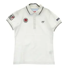 サイズ：0 MASTER BUNNY EDITION マスターバニーエディション  半袖ポロシャツ  ホワイト系 [240101350727]# ゴルフウェア レディース ストスト