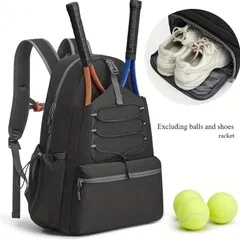 テニスバッグ 軽量ナイロン ラケット4本収納 M250409-361