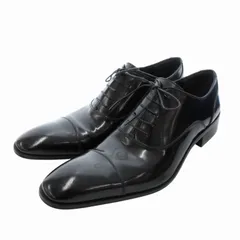 COMME CA MEN コムサメン 26.5 ストレートチップ 黒