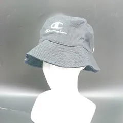 ◇ ΘΦ Champion チャンピオン ロゴ刺繍 バケットハット ブラック サイズ表記なし メンズ レディース E  【1506130014751】