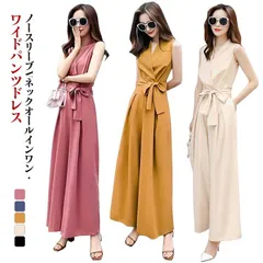 セレモニー パンツドレス セットアップ ノースリーブ ワイドパンツ フレアパンツ タック入り りぼん付き ロング丈 パーティー 結婚式 二次会 披露宴 発表会 入学式 卒園式 卒業式 成人式 大きいサ#erika3368