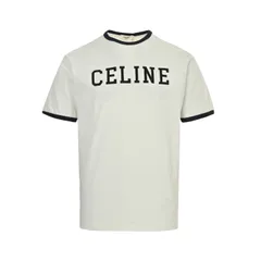 【今日WTO】Celine 25ss フランネルアルファベットカラーブロック半袖-MS49