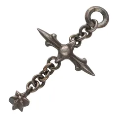 中古】 CHROME HEARTS クロムハーツ ローリークロス SV925 シルバー ネックレス ペンダント トップ チャーム 23040429 RS  - メルカリ