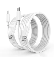 ★BSTOEM USB C ケーブル  2M 2本セット PD対応 60W 急速充電 USBC & USBC ケーブル データ転送