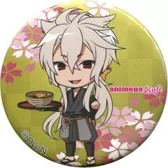 【中古】バッジ・ピンズ(キャラクター) 小狐丸 「刀剣乱舞-ONLINE-×アニメガカフェ 缶バッジ 第1弾」