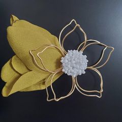 ヘアクリップ ヘアアクセサリー ワイヤー×ビーズ×シフォン生地 オリーブ 黄色 花モチーフ 大きめ 上品 エレガント 簡単ヘアアレンジ 韓国風 おしゃれ 大人 結婚式 お呼ばれ 二次会 謝恩会 コサージュ 高級感 和服 着物にも ロング ショート ミディアム