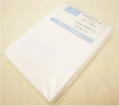 綿100％・ジャガードシーツ ダブルサイズ（180x260cm）カラーホワイト