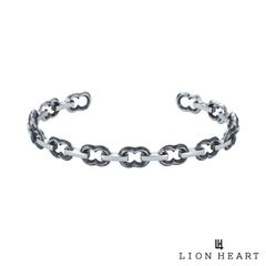 ライオンハート HAWAIIAN アンカー チェーン バングル サージカルステンレス316L シルバー 金属アレルギー対応 メンズ ブランド LION HEART