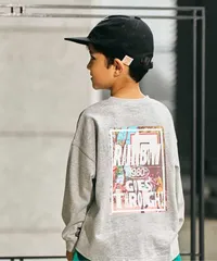 f.o.kids プリントバリエーション長袖Tシャツ　r406165