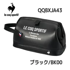 カートバッグ・ラウンドバッグ ルコックスポルティフ マグネット式がま口開閉ポーチle coq sportif QQBXJA43 ブラック 49475