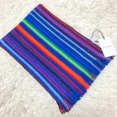 ポールスミス 　Paul Smith　マフラー　マルチカラー　ストライプ