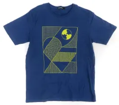 【中古】Tシャツ flumpool Tシャツ ネイビー Mサイズ 「flumpool年末ライブ『FOR ROOTS』～シロテン・フィールズ・ワンスモア～」