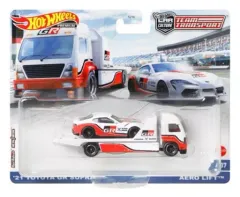 【中古】ミニカー 1/64 トランスポーター：AERO LIFT/積載車両：’21 TOYOTA GR SUPRA 「Hot Wheels チームトランスポート」 [GRK65]