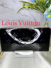 ㊲ Louis Vuitton ルイヴィトン  ヴェルニ ジッピーウォレット ブラック 黒