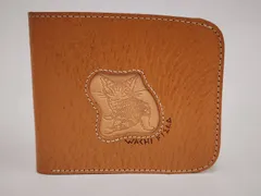 未使用 わちふぃーるど ダヤン 二つ折り財布 ふりかえるダヤン レザー