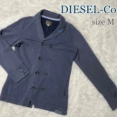 ディーゼル　DIESEL-Co テーラードジャケット　ネイビー　M