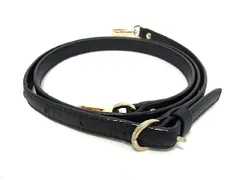 ■美品■ COACH コーチ レザー バッグ用 ショルダーストラップ 斜め掛け 肩掛け ネイビー系 AQ4495