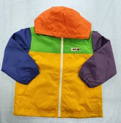 ホットビスケッツ ミキハウス ウインドーブレーカー パーカー 100cm 子供服 中古