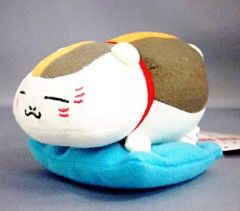 [중고]키홀더·마스코트(캐릭터) 냥코 선생 C(좌이불:파랑) 손바닥 마스코트 [이치반 복권 나츠메 친구장~냥코 선생의 도연장~]C상