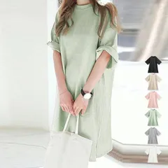 チュニックTシャツ サイドスリット【ゆうパケット可】