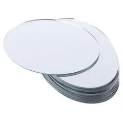 【在庫処分】小型化粧鏡 Diyの装飾的な鏡 化粧鏡diy ラウンドミラータイル 20個 コンパクトミラーレンズ クラフトガラスミラー Diyミラーレンズ SOESFOUFU トラベルミラー 鏡を作る ガラスミラー