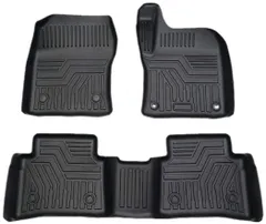 Cartist トヨタ プリウス 50系 フロアマット カーマット 3Dフロアマット セカンドマット PRIUS50 2015-2023 立体防水マット 滑り防止 耐汚れ TPE素材 カスタムパーツ 車種専用設計 取付簡単 保護パーツ カー用品 3PCS