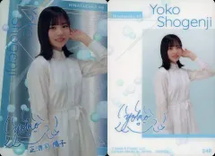 正源司陽子 直筆サイン 4回目のひな誕祭 黄色衣装 日向坂 生写真