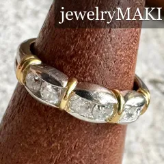 ✴︎k18YGダイヤモンド リング 0.116ct 10号位3.8g ✴︎k18YGダイヤモンド リング 0.116ct 10号位3.8g