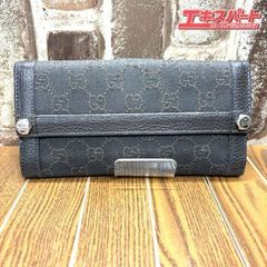 グッチ GUCCI GGキャンパスロゴ Wホック 長財布 湘南台店