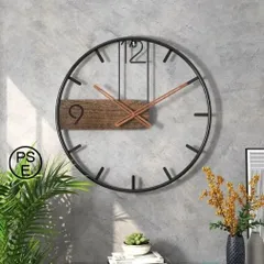 ◇大型◇壁掛時計◇80cm◇ブラウン◇B-2506IN2◇
